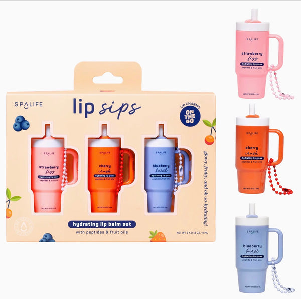 Lip sips Set / Stanley Shaped Lip Balm Trio