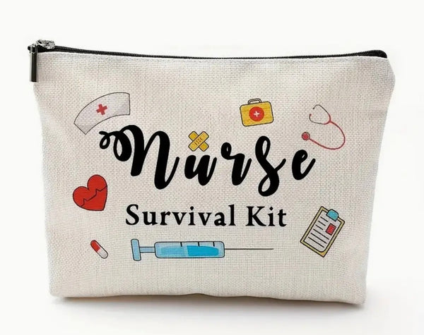 Waterproof Linen Cosmetic BAG