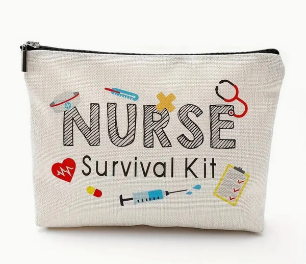 Waterproof Linen Cosmetic BAG