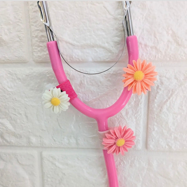 Flower Stethoscope Charm