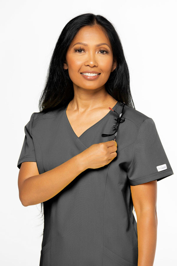 CSCRUBS CLASSIC COLLECTION V-NECK TOP | CLASSIC WT2 - Rub-AH-Dub Scrubs